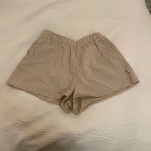 Linen shorts